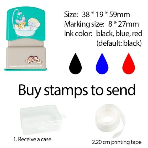 Kid's Name Seal Stamp - Imagen 4